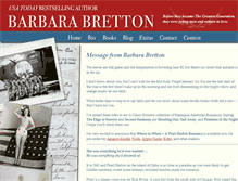 Tablet Screenshot of barbarabretton.com